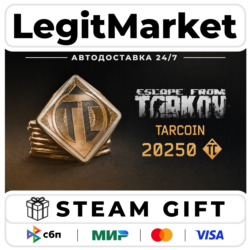 DLC Escape from Tarkov: TarCoin Ingame Currency - 20250 / Steam АВТО / РУ   МИР
