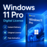 Windows 11 / 10 Pro / Home — ключ активации для 1 ПК — Retail/OEM (глобальная версия