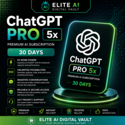 ChatGPT Pro 5x | Премиум AI-подписка | 30 дней    Также можем продлить на ваш старый