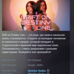 Drift On Destiny Line АВТОДОСТАВКА STEAM GLOBAL МГНОВЕННО ЛИЦЕНЗИЯ