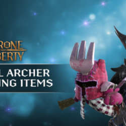 Throne and Liberty — Eternal Archer Outfit and Checkered Forkling Amitoi dlc