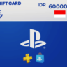 [АВТОДОСТАВКА] Подарочная карта PlayStation PSN (Индонезия) — 600 000 IDR