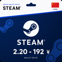 Карта пополнения баланса Steam | Китай (CN) | ¥ Юань CNY | Различные номиналы | АВТО