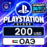 PlayStation Network (PSN) ОАЭ 200 USD    цифровой код — автовыдача 24/7