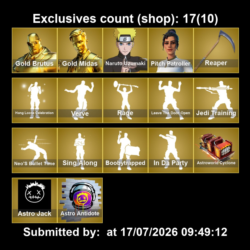 Мгновенный доступ • FN (все платформы) • 153 skins • Gold Brutus • Полный доступ