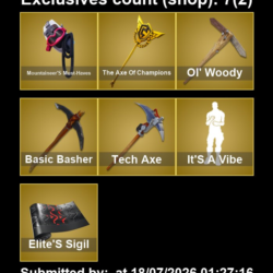 Мгновенный доступ • FN (все платформы) • 126 skins • Snap • 1200 VB • Полный доступ