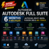 Autodesk Full Suite 6M | AutoCAD, Revit, Maya, Fusion 360 и 46  инструментов