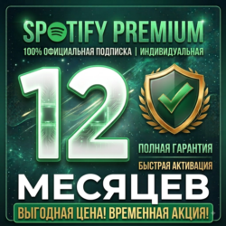 SPOTIFY PREMIUM 1-12 МЕСЯЦЕВ НА ЛЮБОЙ АККАУНТ (ГАРАНТИЯ)