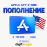 Коды пополнения баланса Apple App Store 2-100 USD | АВТОВЫДАЧА
