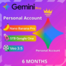 Google One Pro (5ТБ)–6 месяцев| Gemini AI 3.5 Pro   Veo 3   Omni   Flow   Nano Banana