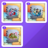 Fortnite twitch bundle — Wipeout Harley Spray, Swim-n-Swipe Spray  1 more (3 items)