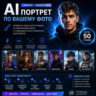 Один AI-портрет по вашей фотографии