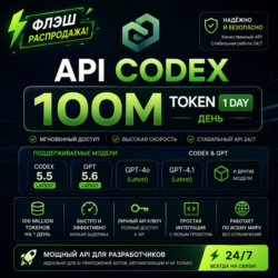 API Codex 10M Token 1 Day
