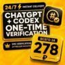 ChatGPT   Codex Одноразовый номер для верификации  | Быстрая доставка