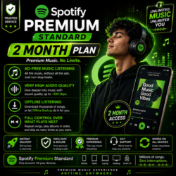 Подписка Spotify Premium Standard на 2 месяца | Глобальная | Для старых, новых и личн