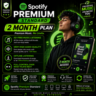 Подписка Spotify Premium Standard на 2 месяца | Глобальная | Для старых, новых и личн