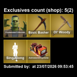 Мгновенный доступ • FN (все платформы) • 191 skins • 1100 VB • Полный доступ