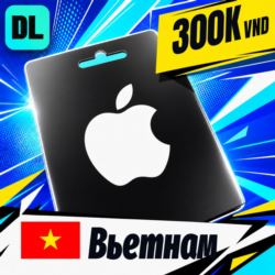 Apple Gift Card Вьетнам 300000 VND    цифровой код — автовыдача 24/7