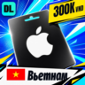 Apple Gift Card Вьетнам 300000 VND    цифровой код — автовыдача 24/7