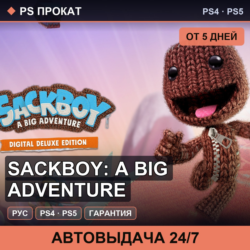 🟣 Sackboy: A Big Adventure (PS4/PS5/RU) Аренда от 5 дней