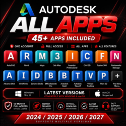 Autodesk Все Приложения 2024/2025/2026/2027 | Доступ на 1 Год   Активация
