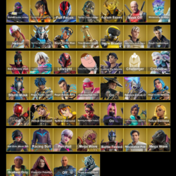Мгновенный доступ • FN (все платформы) • 124 skins • 550 VB • Полный доступ