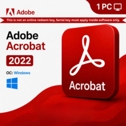 Adobe Acrobat Pro DC 2022 Windows 1 Device Lifetime Key