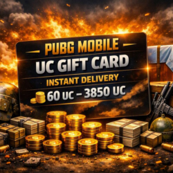 PUBG Mobile UC Gift Card |   Цифровой код |    60–3850 UC