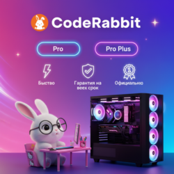CodeRabbit Pro/Pro Plus 1-12M | Обновление |   Гарантия