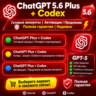 24/7 ChatGPT 5.6 Plus   Codex | Готовый аккаунт | Активация / Продление | Полная гара