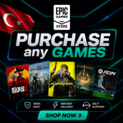 Epic Games Store — Покупка любой игры | Регион Турция | На вашем аккаунте
