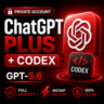 ChatGPT 5.6 Plus   Codex | GPT-5.6 | Готовый аккаунт | Личный / Общий | Полная гарант