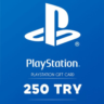 PlayStation(PSN) 250 TRY(TL) Turkey