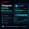 Telegram Online Members - онлайн в Telegram