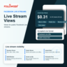 Facebook Live просмотры - 60 до 180 минут