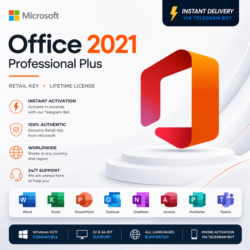 Office 2021 Pro Plus Retail | Phone Activation | Telegram Bot | Worldwide | Гарантия