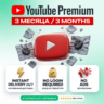 [AUTO 24/7] YouTube Premium 3 месяца — Индивидуальный | Без пароля | Гарантия