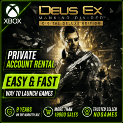 АРЕНДА Deus Ex: Mankind Divided - Digital Deluxe Edition [Xbox One & Series] Личный