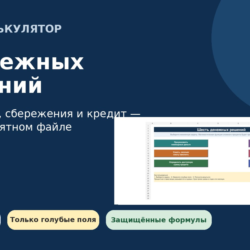 Калькулятор 6 денежных решений для Excel