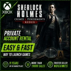 АРЕНДА Sherlock Holmes: Crimes and Punishments [Xbox One & Series] Личный Аккаунт