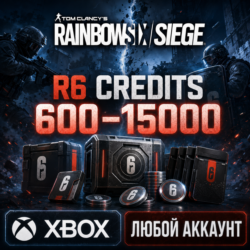 TOM CLANCY&acute;S RAINBOW SIX SIEGE — R6 CREDITS 600 - 15000  XBOX