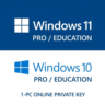 Windows 10 / 11 Pro — Личный Онлайн-Ключ для 1 ПК