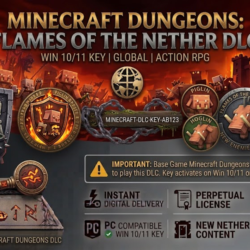 Minecraft Dungeons Flames of the Nether DLC   КЛЮЧ Win 10/11 | GLOBAL