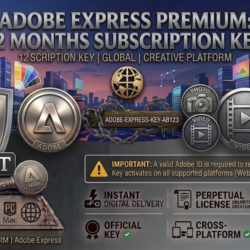 Adobe Express Premium – 12 месяцев подписки (ключ)