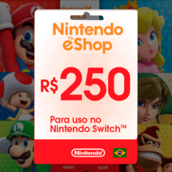Подарочная карта Nintendo eShop Бразилия 250 BRL ключ |🔑Автоматическая доставка 24/7