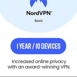 NordVPN Basic 1 Год / 10 Устройств - Ключ Активации (DE)