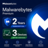 Malwarebytes Premium | 2 года | 3 устройства | Подписка | Личный аккаунт