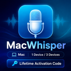 MacWhisper | Mac | 1 устройство / 3 устройства | Код бессрочной активации