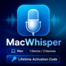 MacWhisper | Mac | 1 устройство / 3 устройства | Код бессрочной активации