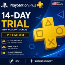 PlayStation Plus Premium: 14 Дней TRIAL Подписка USA | Только для новых аккаунтов